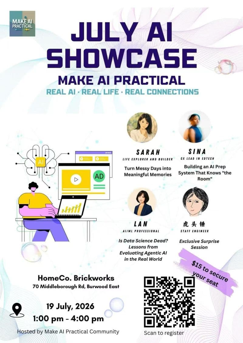 July AI Showcase — Make AI Practical photo 4